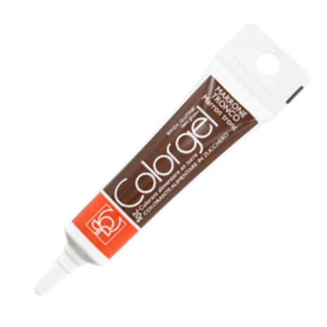 Colorante Alimentare in Gel Modecor -20 gr senza glutine -Marrone Tronco