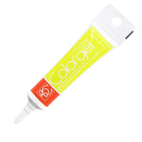 Colorante Alimentare in Gel Modecor -20 gr senza glutine -Giallo Limone