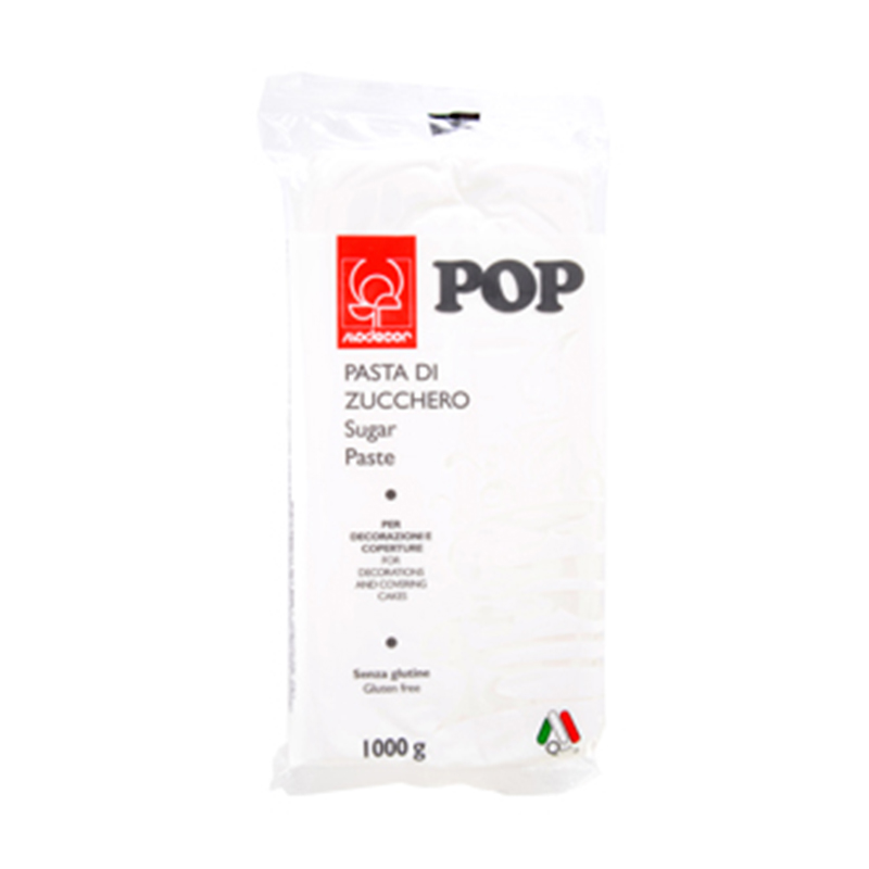 Pasta di Zucchero 1kg Pop -Bianca-Modecor