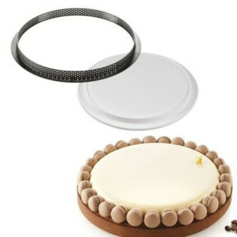 Silikomart- Kit Tarte  Ring Round ø250 mm - Kit Crostate Moderne