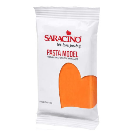 Saracino Pasta di zucchero model -Arancione -1kg