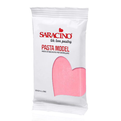 Saracino Pasta di zucchero model -Rosa-1kg