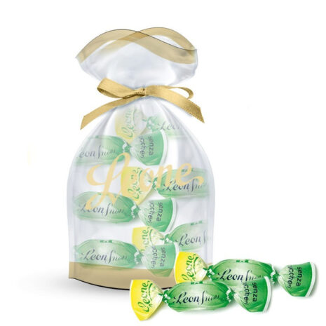 Caramelle Leonsnella Plus Menta-250gr-Caramelle Senza Zucchero