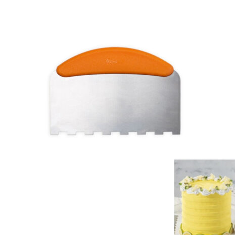 Decora Spatola Inox Con Lama Dentata Extra Lunga