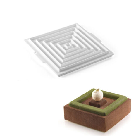 Silikomart-Stampo in Silicone Insert Decor Quadrato