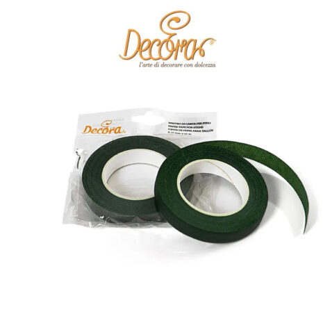 Nastro per Steli Verde Scuro 12 mm x 27 metri