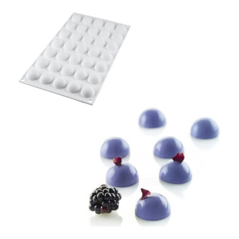 Silikomart -Stampo in Silicone Micro Dome 5 (semisfera Ø 2,6)
