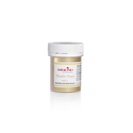Saracino -Colorante Liposolubili in Polvere-Perlato Oro -5gr
