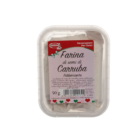 Farina di Semi di Carrube Addensante Naturale 50g-Graziano