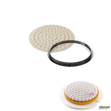 Silikomart Kit Tarte Meringuè -Set Anello + Stampo in Silicone Ø250MM