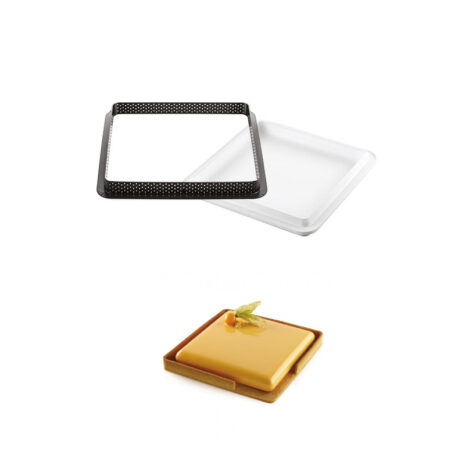 Silikomart - Kit Tarte Ring Square 200x200mm