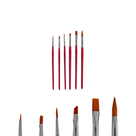 Set 6 Pennelli per Decorazioni Cake Design-Graziano