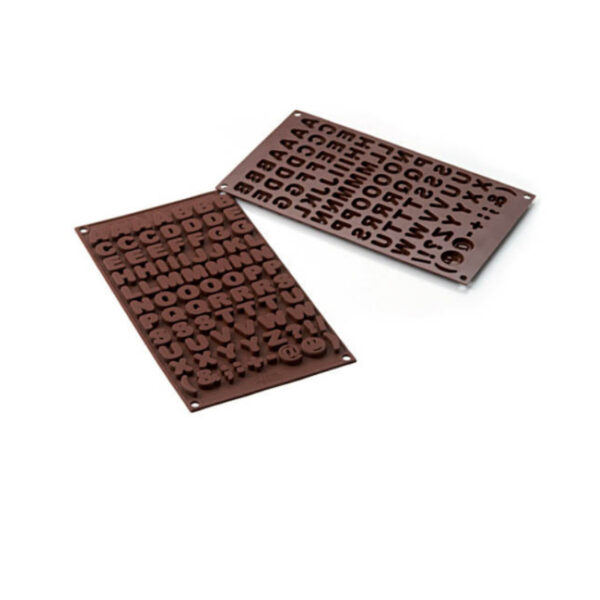 Stampo in Silicone per Lettere-Choco ABC- Silikomart