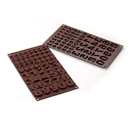 Stampo in Silicone Numerini-Choco 123- Silikomart