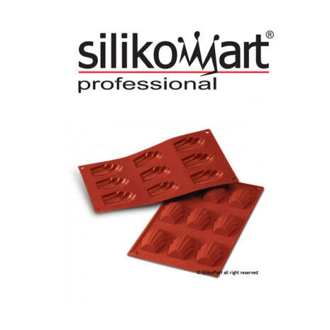 Silikomart Stampo in Silicone per 9 Madeleine-