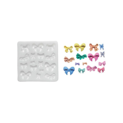 Silikomart -Stampo in Silicone 3D per Dolci a Forma -Love Bows-Fiocchetti