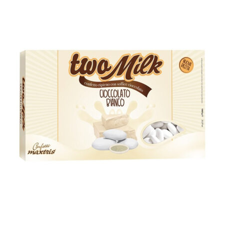 -Maxtris Confetti Two Milk- Cioccolato Bianco-1kg