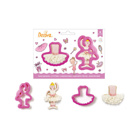Decora - Set 2 Tagliapasta BALLERINA E TUTU