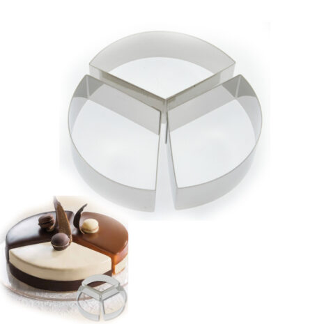 Martellato-Kit Anelli CakeIdea Inox - Trilogia - Ø 22cm