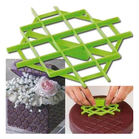 Martellato Stampo Effetto Trapuntato Green, 120 x 90 mm