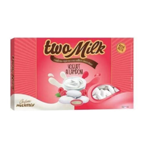 -Maxtris Confetti Two Milk- Gusto Yogurt ai Lamponi 1kg