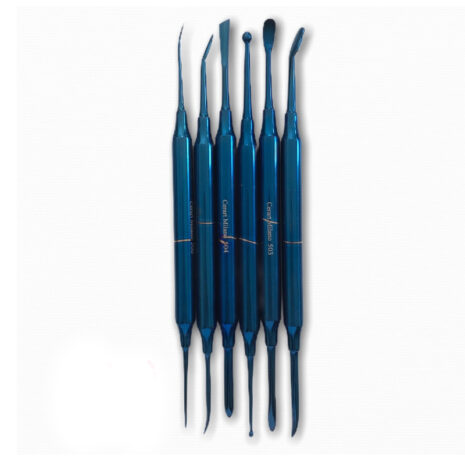 Cerart-Blue Diamonds Set 6 Attrezzi Doppia Punta Per Modelling