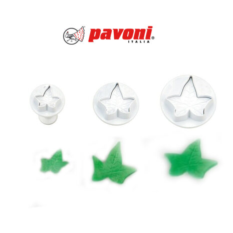 Pavoni -Kit 3 Coppapasta con Estrattore a Forma di Foglia d'Acero