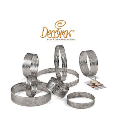 Fascia Inox Microforato-Cerchio Microforato- Ø15/20/24 h3.5-Decora