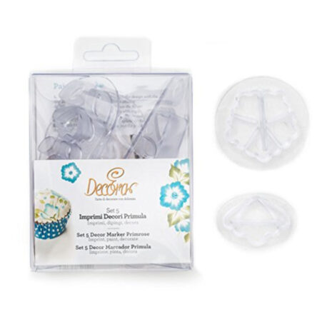 Decora Primula Set Imprimi Decori, Plastica, Trasparente-5pz