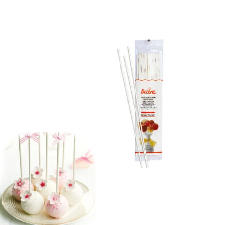 Decora 25 Stecche in Carta da Forno  Ø3,8x152mm