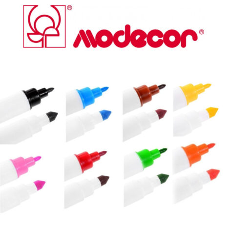 Modecor -Pennarelli Alimentari Doppia Punta per Pasta di Zucchero