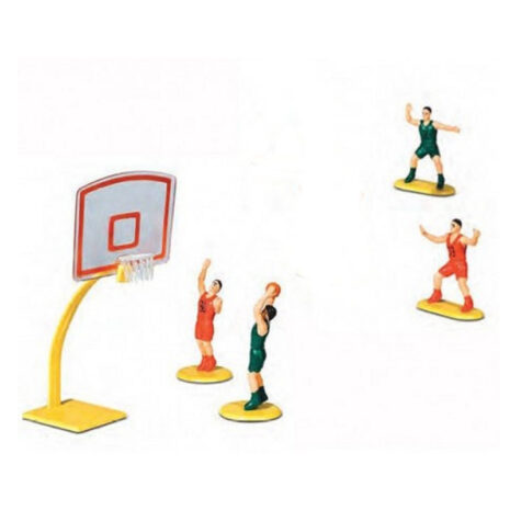 Kit Pallacanestro Per Torte A Tema 5 Pz