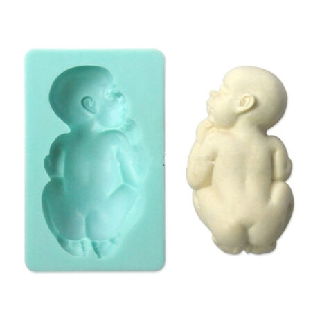 Graziano Stampo in Silicone Infante per Decorazioni in Pasta di Zucchero e Porcellana Fredda