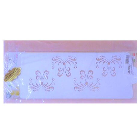 Martellato Stencil Decoro Floreale per Ghiaccia - Aerografo