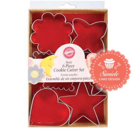 Wilton Set 6 Tagliabiscotti Love Varie Forme