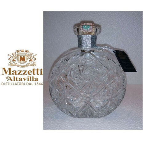 Mazzetti D'Altavilla Grappa Di Braghetto In Bottiglia Di Cristallo Di Bohemia 24
