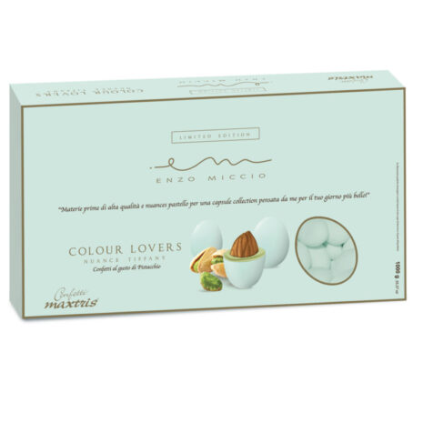Confetti Maxtris Cioccomandorla Confetti al Gusto Pistacchio Nuance Tiffany