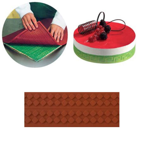 Martellato-Relief7-Tappeto per Decori Relief Rombo 2 Fasce