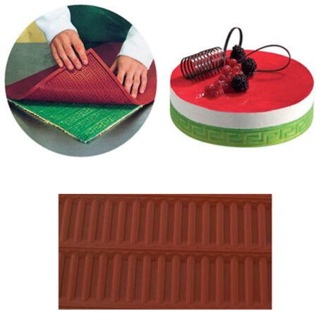 Martellato-Tappeto per Decori Relief a Strisce 2 Fasce