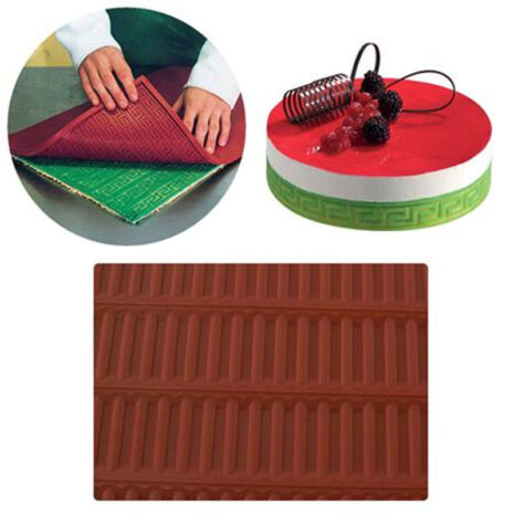 Martellato-Tappeto per Decori Relief a Strisce  60x40 cm h 3.00cm