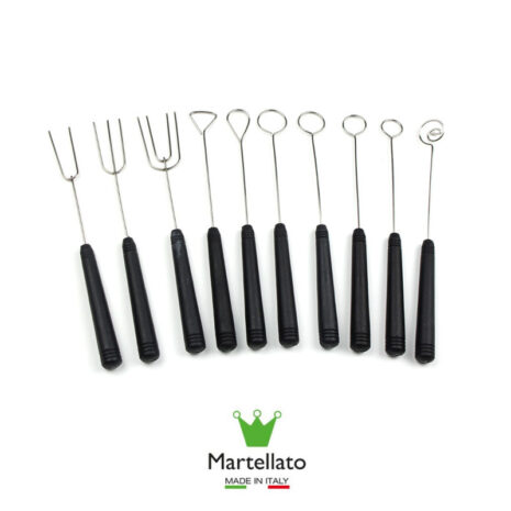 Martellato-Forchette Swish per cioccolato - Set 10 pezzi