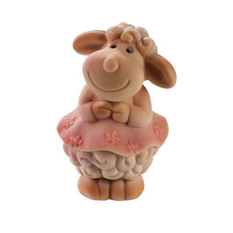-Martellato-Stampo Professionale per La Creazione 3D In Cioccolato- Pecora con Vestitino a Fiori