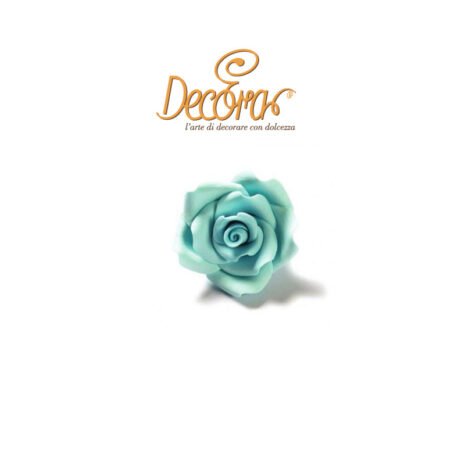 Rosa Celeste in Zucchero Decora 1pz ø 3,5cm