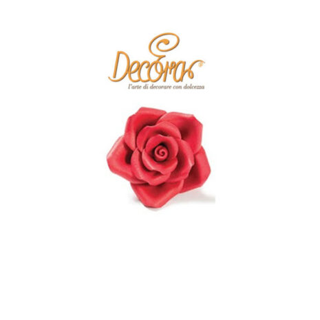 Rosa Rossa in Zucchero Media1pz ø 3,5 cm