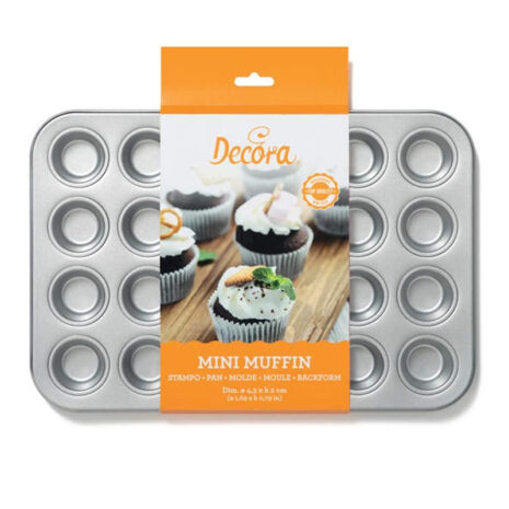 Decora Stampo 24 Mini Muffin Ø 4,3 CM - 38,5 X 26 X 2 H CM