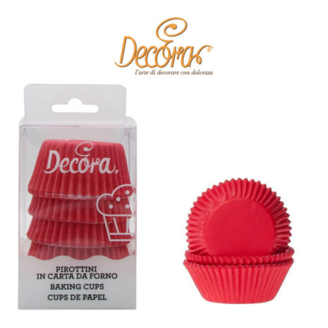 Decora -Pirottini Color Rosso 75 PZ 5X3,2cm