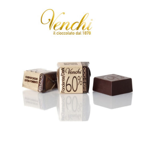 Venchi Cioccolatini  Cubotto Puro Cioccolato Extra Fondente 60% di Cacao 500 gr