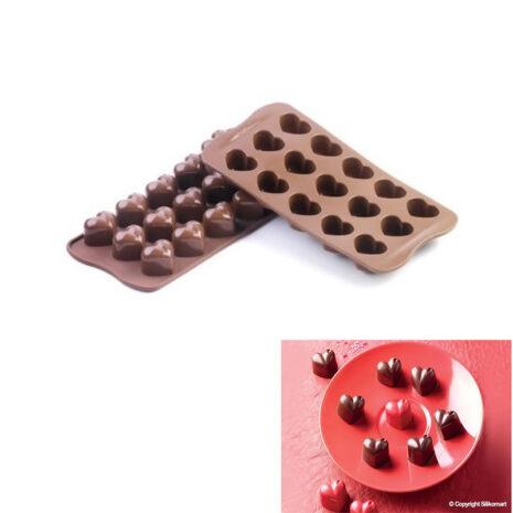 Stampo in Silicone per Cioccolatini MonAmour -EasyChoc-Silikomart