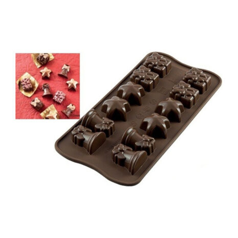 Stampo in Silicone per Cioccolatini Christmas  -EasyChoc-Silikomart