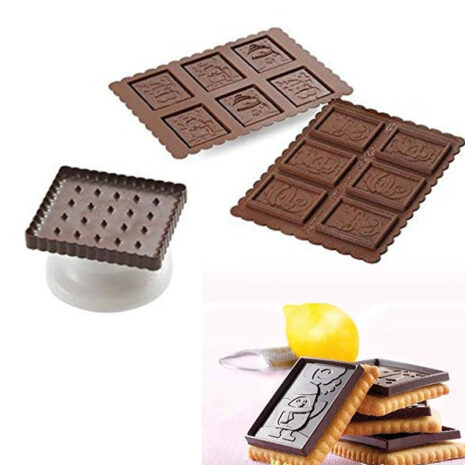 Ckc01 Snowman Slim Cookie Choc kit -EasyChoc-Silikomart